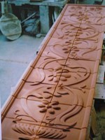 3 metre terracotta panel